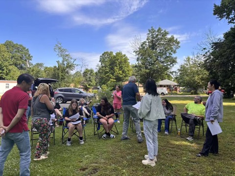 Resident gathering